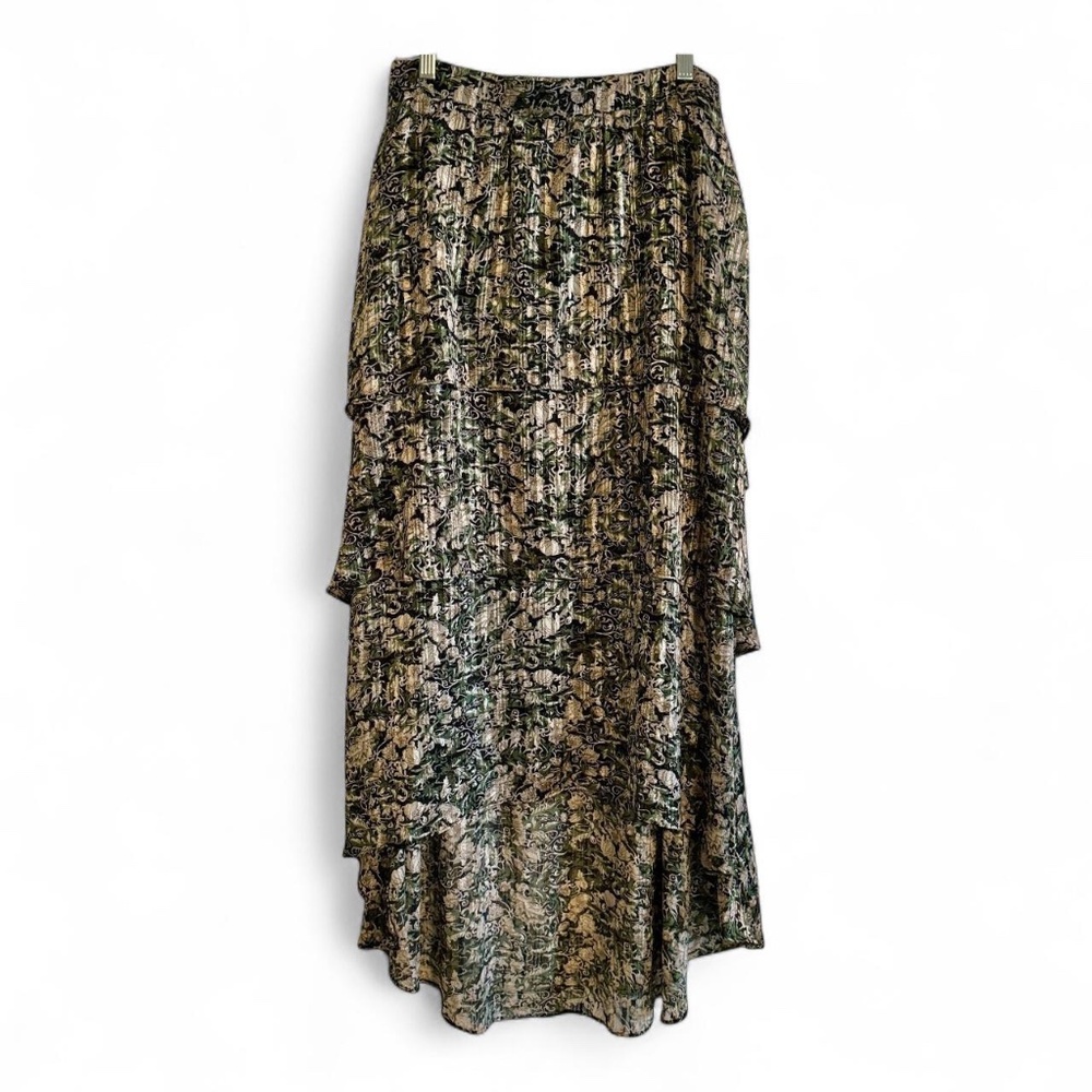 Chiffon High Low Maxi Skirt Size L